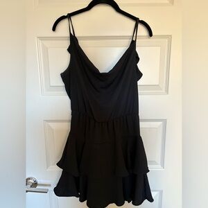 BCBG ruffle dress